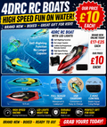 4DRC Remote-Controlled Speed Boat