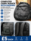 Computer Carry Rucksack with External USB Port