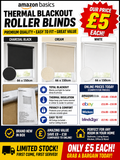 Amazon Basics Thermal Blackout Roller Blind – 66 × 150cm