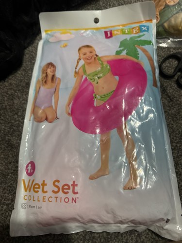 INTEX Wet Set inflatable swim ring — 91cm