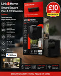 Link2Home Smart Square Pan & Tilt Indoor Camera – 1080p