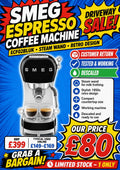 Smeg ECF02 Espresso Coffee Machine