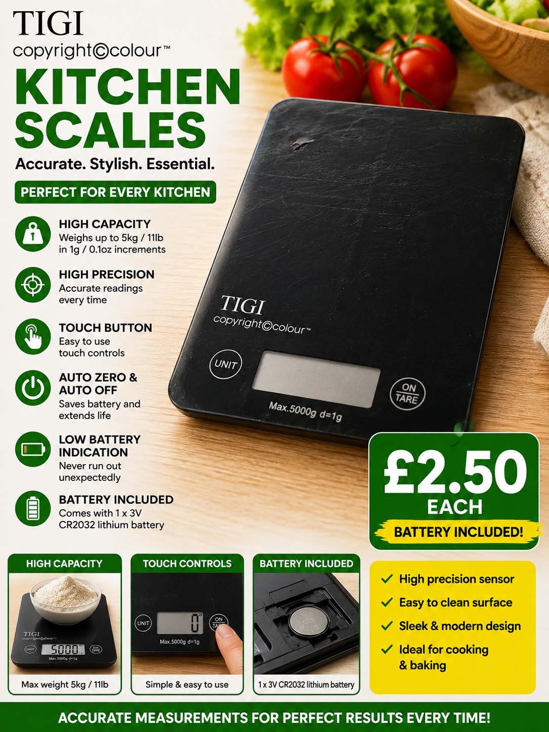 TIGI Copyright Colour Digital Colour Scale – 5kg
