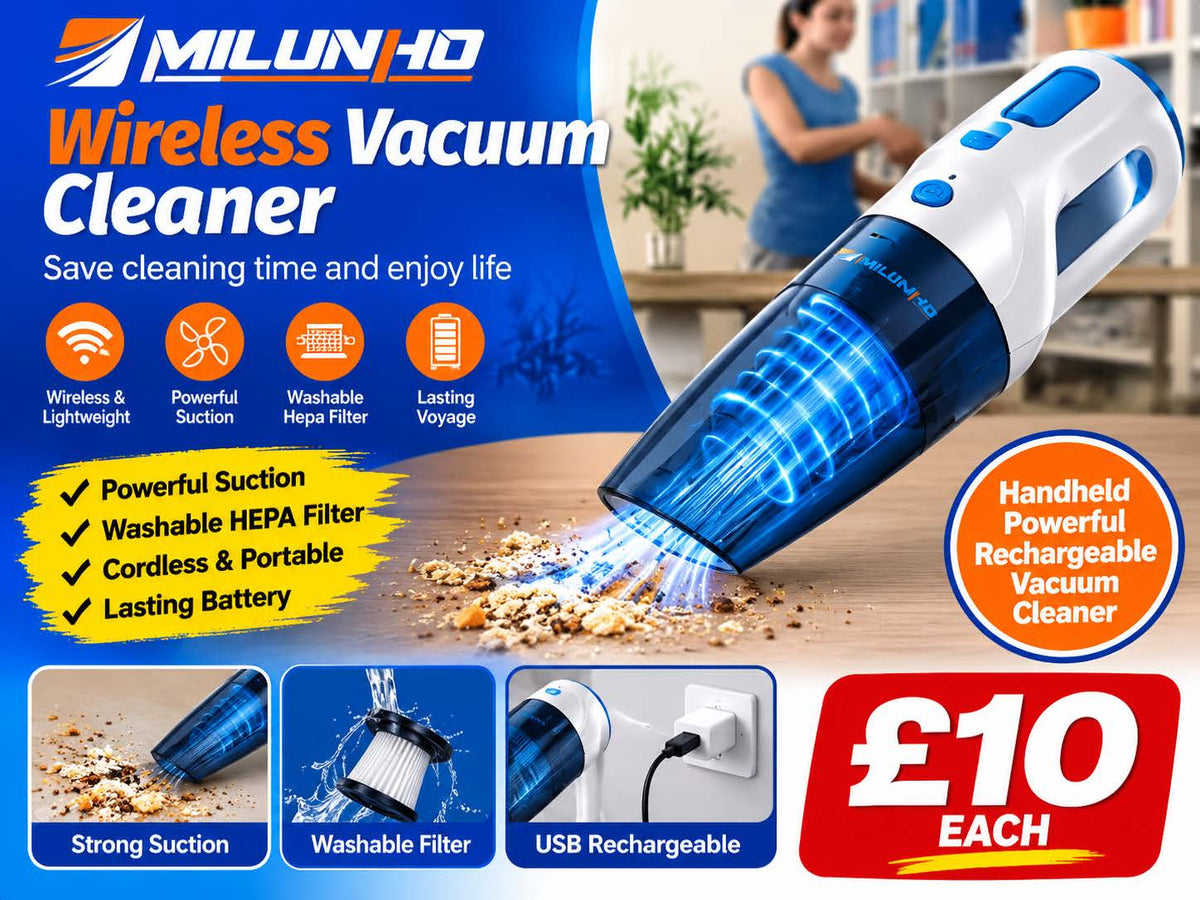 USB Rechargeable Handheld Vacuum Cleaner