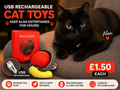 USB Rechargeable Rolling Ball Cat Toy