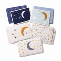 Assorted moon and star cards with matching envelopes