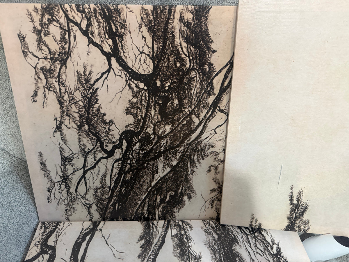 Black Tree Silhouette Wall Art – Three-Piece Set – product view
