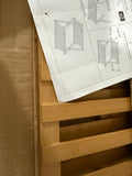 Natural Two-Tier Slatted Shoe Rack – product view